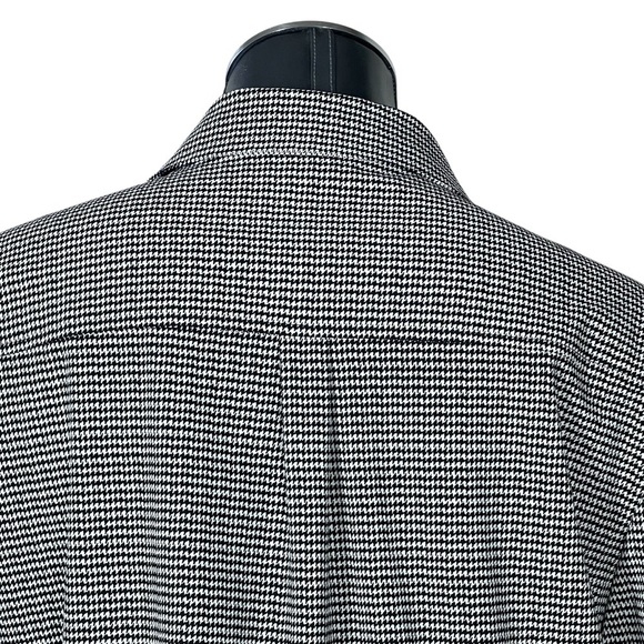 LYSSE New York Schiffer Long Sleeve Houndstooth Tunic Blouse Women's Size L - Picture 10 of 16